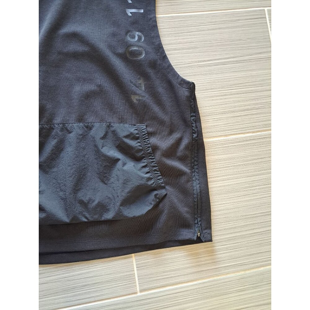 Nike ThermaTech TP Men's Hooded Sleeveless Sweatshirt Dri-FIT Black Zip Sides M - Picture 5 of 10